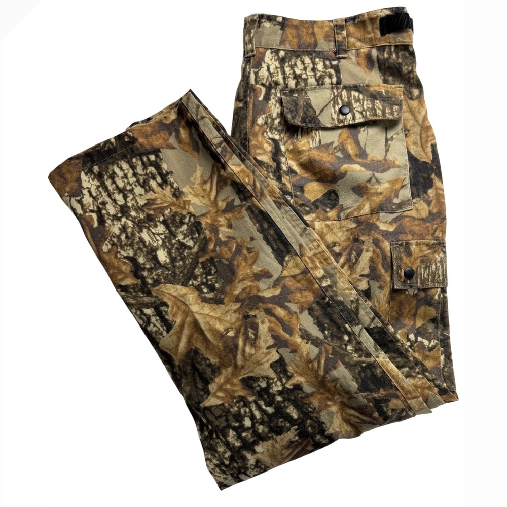 Northwest Territory Men Camo Cargo Hunting‎ Pants Sniper 36x32 suspender buttons